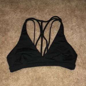 Size 4 lululemon sports bra in black